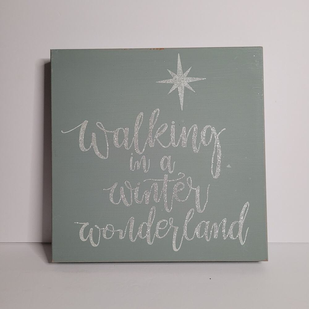 Winter Wonderland Wooden Sign - Christmas Home Decor